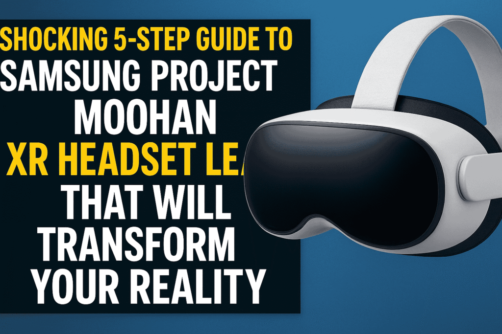 Samsung Project Moohan XR Headset Leak: 5 Shocking Facts