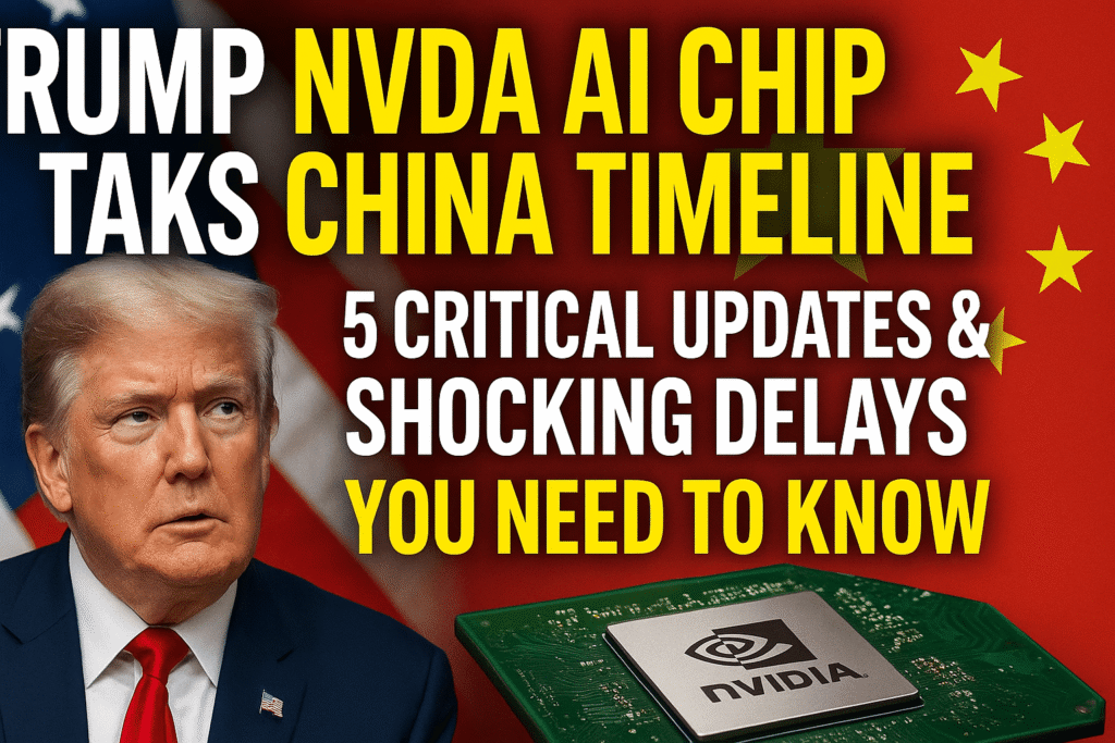 Trump Nvidia AI Chip Talks China Timeline: 5 Critical Updates & Shocking Delays You Need to Know
